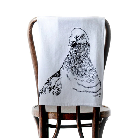 Pigeon Tea Towel